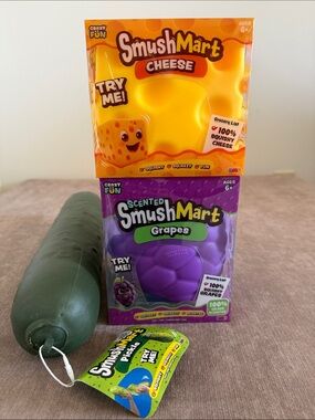 SmushMart Grape, Cheese Block & Pickle | Bundle Of 3